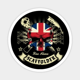 British Scaffolder Trade Logo Magnet